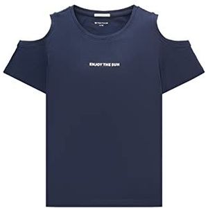 TOM TAILOR Meisjes T-shirt 1035129, 10668 - Sky Captain Blue, 128