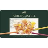 Faber-Castell Polychromos, 110036, Kleurpotloden, 36 Stuks, metalen Etui