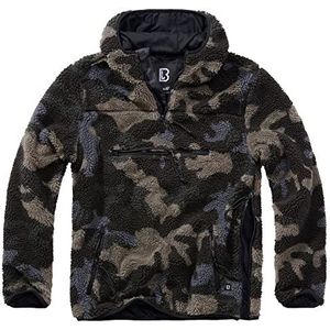 Brandit Teddyfleece worker trui, camouflage (dark camo), 4XL