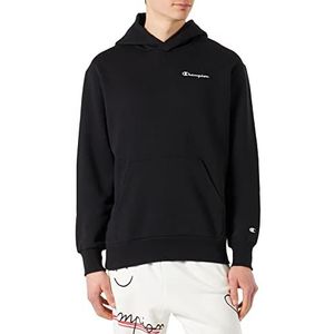 Champion Eco Future Fleece Custom Fit sweatshirt met capuchon, zwart, maat S voor heren, zwart., S