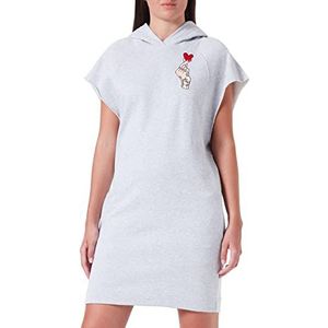 Love Moschino Damesjurk, Melange Light Grijs, 38