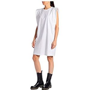REPLAY Dames W9799 casual jurk, 001 White, XXS, 001, wit, XXS