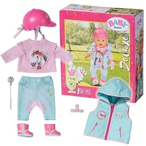 BABY born Deluxe Paardrij-outfit - Poppenkleding 43 cm