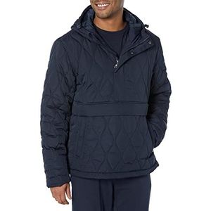 Amazon Essentials Anorak Puffer van gerecycled polyester voor heren, marineblauw, medium