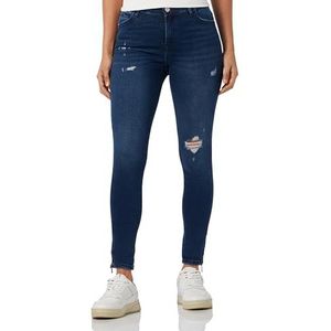 ONLY Onlkendell Reg Sk Zip ANK van de Box Skinny-fit-jeans voor dames, Blue Black Denim., 27W / 30L