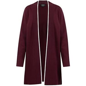 aleva Dames Cardigan 15324689-AL04, Bordeaux, XL/XXL, bordeaux, XL/XXL