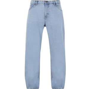 Urban Classics Herenbroek Heavy Ounce Straight Fit Zip Jeans New Light Blue Washed 38, New Light Blue Washed, 38