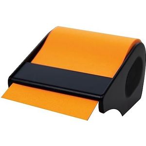 RNKVERLAG CT1909 - Sticky note rol in dispenser, 60mm x 10m, navulbaar, briljant oranje, 1 st.