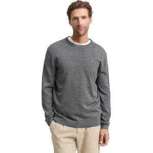 Tom Tailor - Regular Fit - Gebreide Pullover - Mêlee - Zuiver Katoen