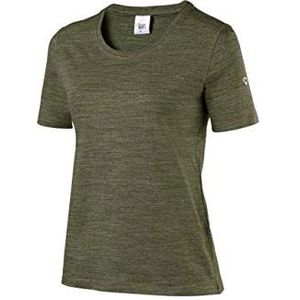 BP 1715-235 dames T-shirt 85% katoen, 12% polyester, 3% elastaan Space Oliv, maat M