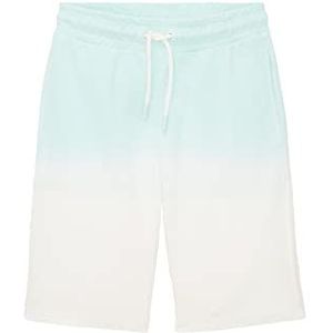 TOM TAILOR Jongens 1036579 Kinder joggingbroek Broek, 31739-Soft Aqua Dip Dye, 140, 31739 - Soft Aqua Dip Dye, 140 cm