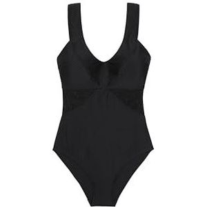 DORINA - Saint Tropez - Badpak - Zwart - Draadloos Design - Brede Bandjes