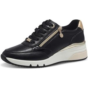 s.Oliver - Dames Sneaker - Zwart - Synthetisch