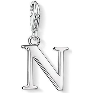 Thomas Sabo Bedelhanger voor dames, N letter Charm Club 925 sterling zilver 0188-001-12