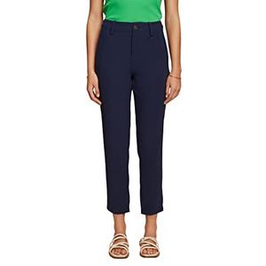 ESPRIT Dames 043EE1B330 broek, 400/NAVY, 32/28, 400/marineblauw, 32W x 28L