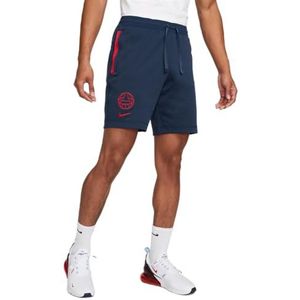 Nike Heren Shorts PSG M Nk Travel Short Kz, Midnight Navy/University Red, DV5187-410, M