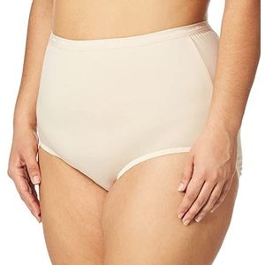 Bali Women's Stretch Brief Panty, Soft Taupe, 8