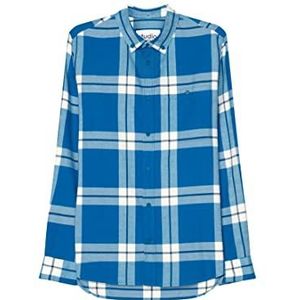 Seidensticker Studio overhemd - regular fit - gemakkelijk te strijken - button-down-kraag - lange mouwen - unisex - 100% katoen, turquoise, M