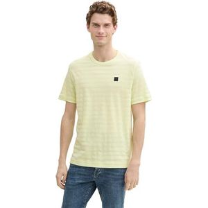 TOM TAILOR T-shirt voor heren, 29078 - Lime Cream Green, XXL