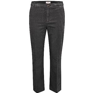 Part Two Corduroy broek voor dames, uitlopende pijpen, normale pasvorm, broek, Magneet, 40