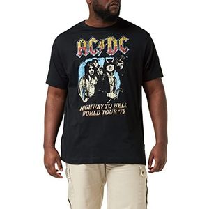 AC/DC heren Acdc-Highway World Tour 79' -Mens Med T-shirt, zwart (Black Blk), (fabrikantmaat: Medium)