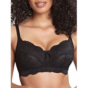 Panache Women's Andorra Wire-Free Bra (5671), Black, 28D