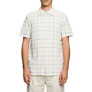 ESPRIT Shirt met korte mouwen van 100% katoen, ice, XL