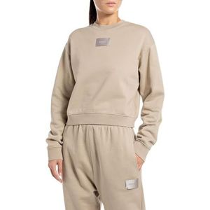 Replay Cropped sweatshirt voor dames, 803 Light Taupe, S