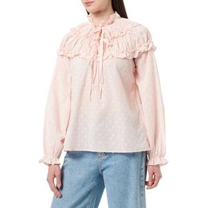DreiMaster Vintage Damesblouse, lichtroze, XS