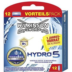 Wilkinson Sword Hydro 5 Scheermesjes, voor heren, 12 stuks