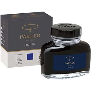 Parker Quink vulinkt in inktpot | blauwe inkt | 57 ml
