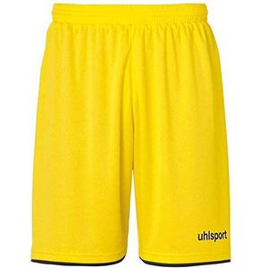 Uhlsport Club Shorts voor heren, limoengeel/zwart, 164