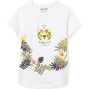 Blue Seven T-shirt met ronde hals, 001, wit, origineel, 24 Maanden