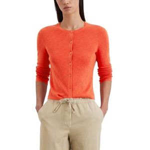 Marc O'Polo - Damescardigan - Oranje - Slimfit