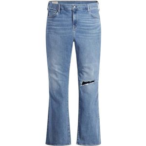 Levi's Plus Size 726™ High Rise Flare Jeans dames, Medium Indigo Destructed, 14 S