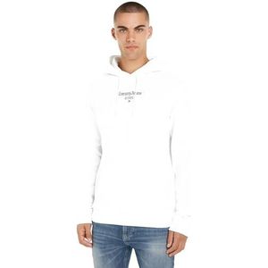 Tommy Jeans Heren TJM REG ENTRY GRAPHIC HOODIE EXT, Wit, 4XL, Wit, M