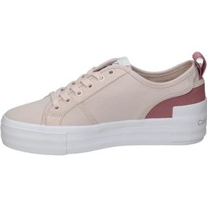 Calvin Klein Jeans Vrouwen Bold Vulc FLATF Low CS ML BTW gevulkaniseerde Sneaker, Whisper Roze/Ash Rose, 6.5 UK, Whisper Roze Ash Rose, 39.5 EU