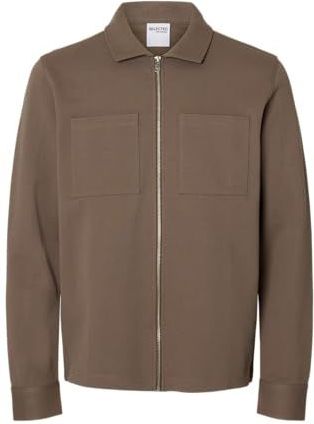 Selected - Jackie - Sweatvest - Heren - Gebreid - Met Borstzakken - Volledige Ritssluiting