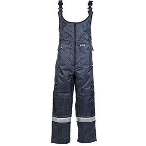Maat XXL Planam 5133 Koel-/vrieshuis tuinbroek marine binnenvoering blauw