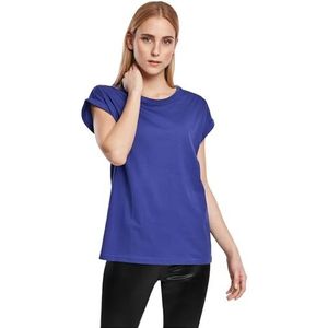Urban Classics dames T-Shirt Ladies Extended Shoulder Tee, BluePurple., S