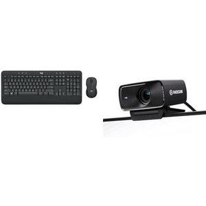 Logitech MK545 ADVANCED draadloze & Elgato Facecam MK.2 – Premium Full