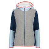 CMP Dames stretch fleecejas voor dames met vaste capuchon JACKET