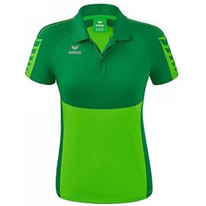 Erima Six Wings Sport Poloshirt voor dames, groen/smaragd, 40