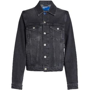 KARL LAGERFELD - KLJ Regular Denim Jack - Washed Dark Grey - Denim