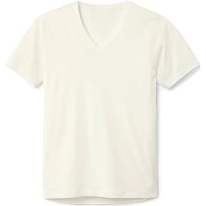 CALIDA Heren I Love Nature V-hals T-shirt, Star White, 46/48 NL