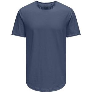 Longsleeve - Vintage Indigo - 100% Bovenmateriaal - Oversized Pasvorm