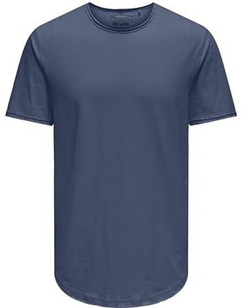 Longsleeve - Vintage Indigo - 100% Bovenmateriaal - Oversized Pasvorm