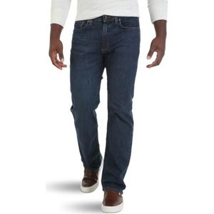 Wrangler Authentics Comfort Flex jeans met ontspannen taille voor heren, Koolstof, 34W x 29L