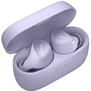 Jabra Elite 3 in-ear draadloze Bluetooth-oordopjes - noise isolating, volledig draadloos met 4 ingebouwde microfoons voor heldere gesprekken, rijke bassen en mono moduss - lila