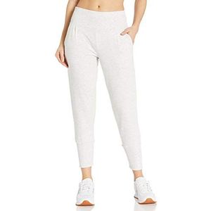 Danskin Slanke taps toelopende joggingbroek voor dames Casual broek, Havermout Heather, L